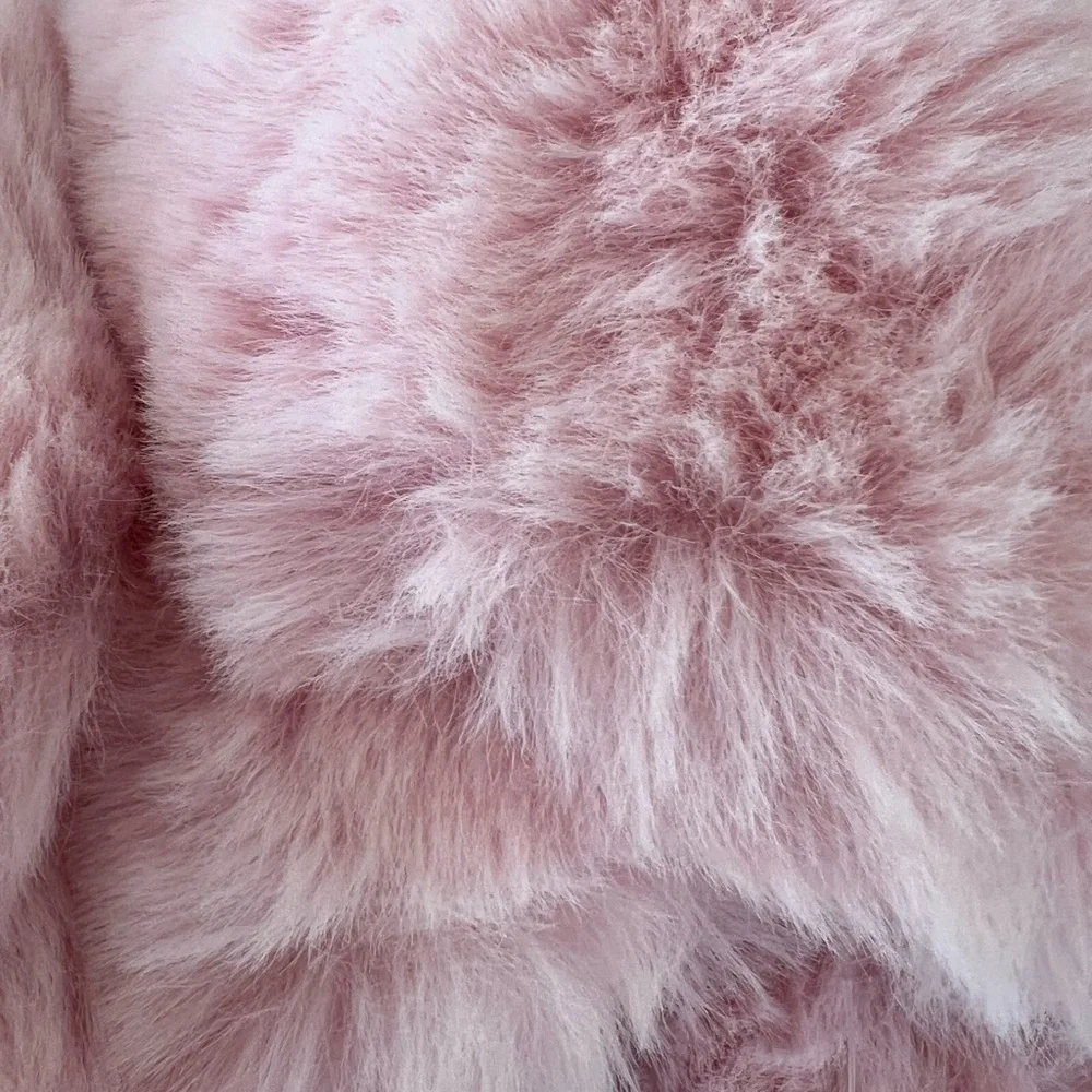 Nwt Flora by Flora Nikrooz cross band faux fur fluffy slippers in multiple sizes - Picture 5 of 8